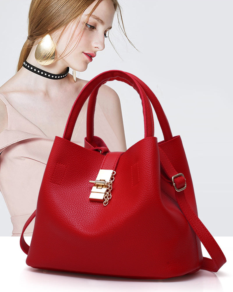 Bolso bandolera de moda, bolso tipo cubo