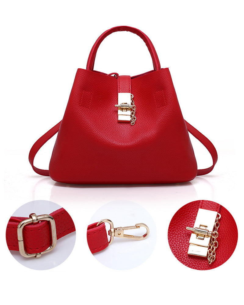 Bolso bandolera de moda, bolso tipo cubo