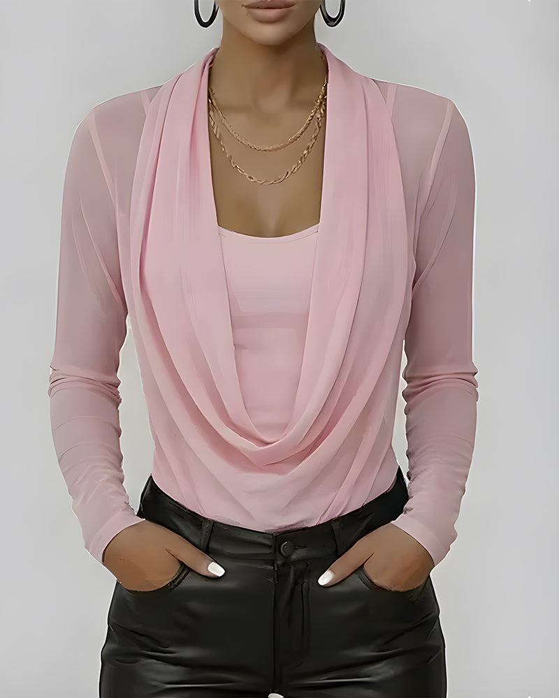 Conjunto de punto superpuesto de dos piezas
