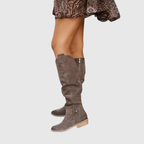 Nerea | Elegantes Botas Altas de Piel hasta la Rodilla