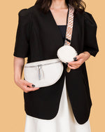 Bolso bandolera de cuero para mujer