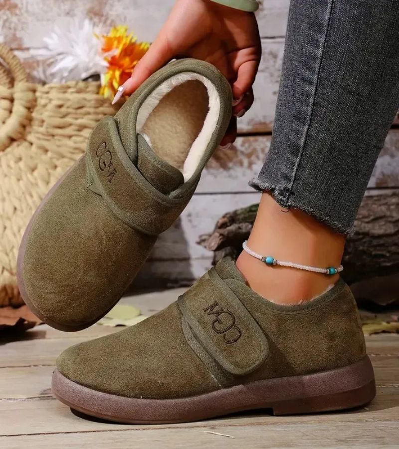 Dorotea | Zapatos de Ante con Velcro
