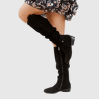 Nerea | Elegantes Botas Altas de Piel hasta la Rodilla