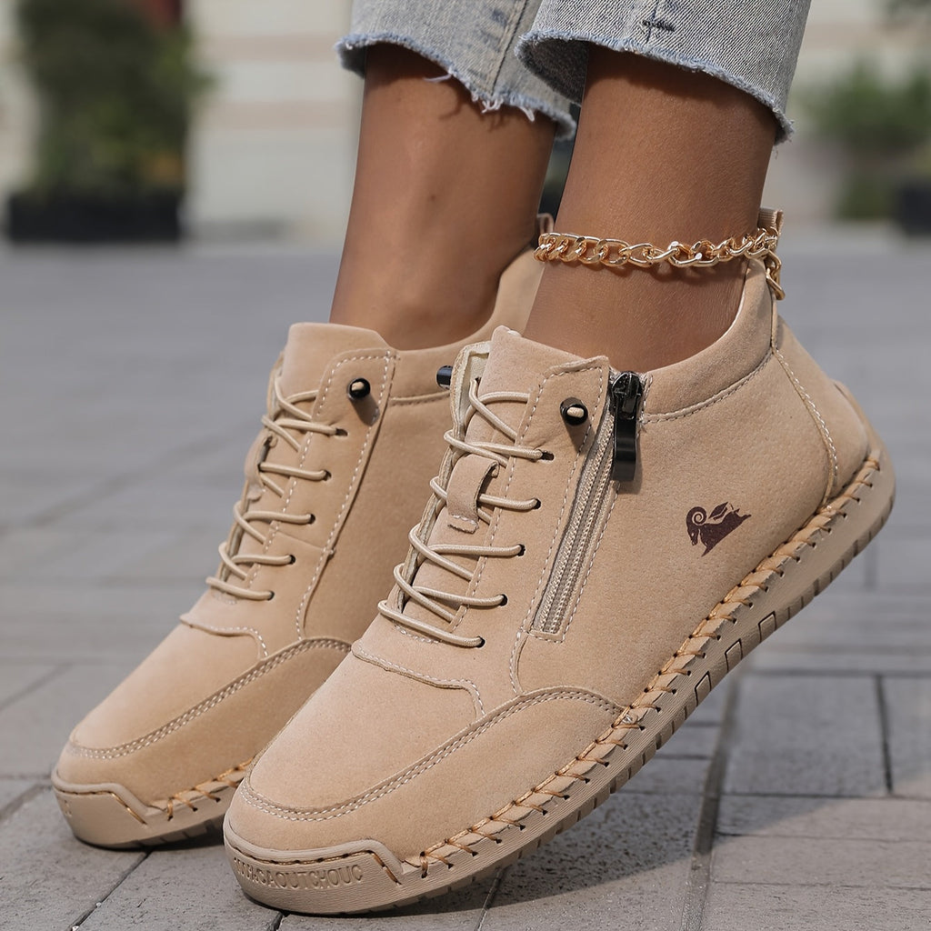 Milagros | Zapatillas Deportivas Cómodas con Cremallera Lateral