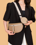 Bolso bandolera de cuero para mujer