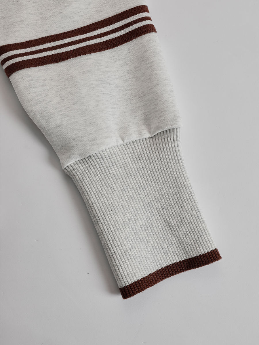 Daniela | Conjunto Deportivo de Sudadera con Media Cremallera y Pantalón Ancho