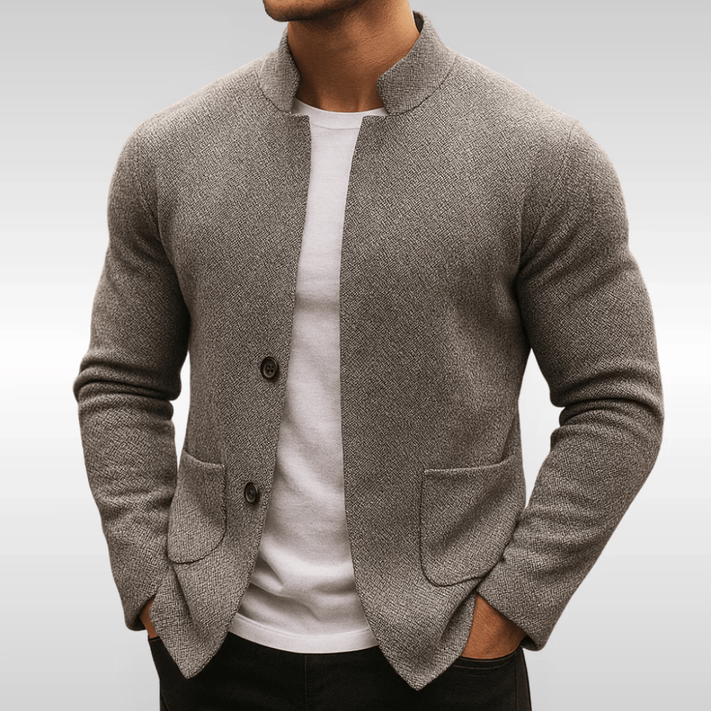 León | Chaqueta de Punto Estructurado