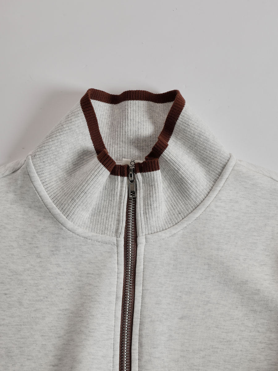 Daniela | Conjunto Deportivo de Sudadera con Media Cremallera y Pantalón Ancho