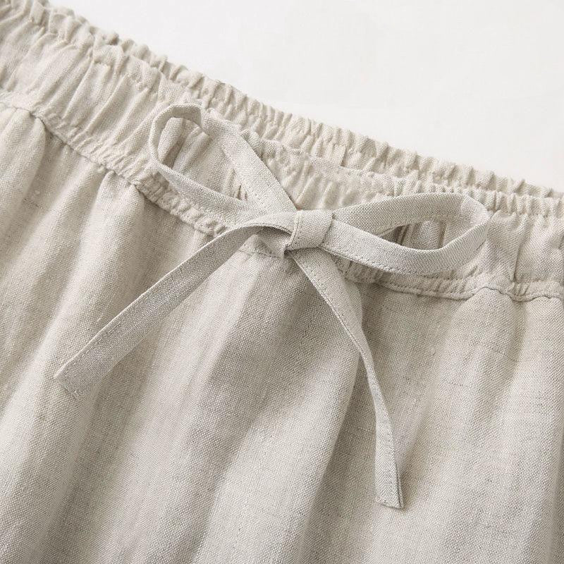 Ezequiel | Pantalón de Lino con Cordón