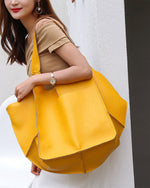 Bolsos de cuero de gran capacidad para mujer