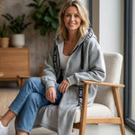 Sudadera con capucha extralarga