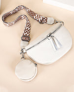 Bolso bandolera de cuero para mujer