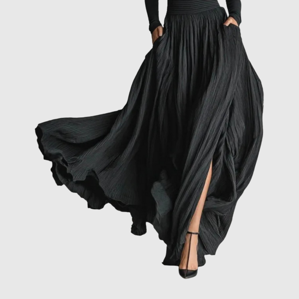 Triana | Conjunto de Falda Maxi de Talle Alto y Camisa