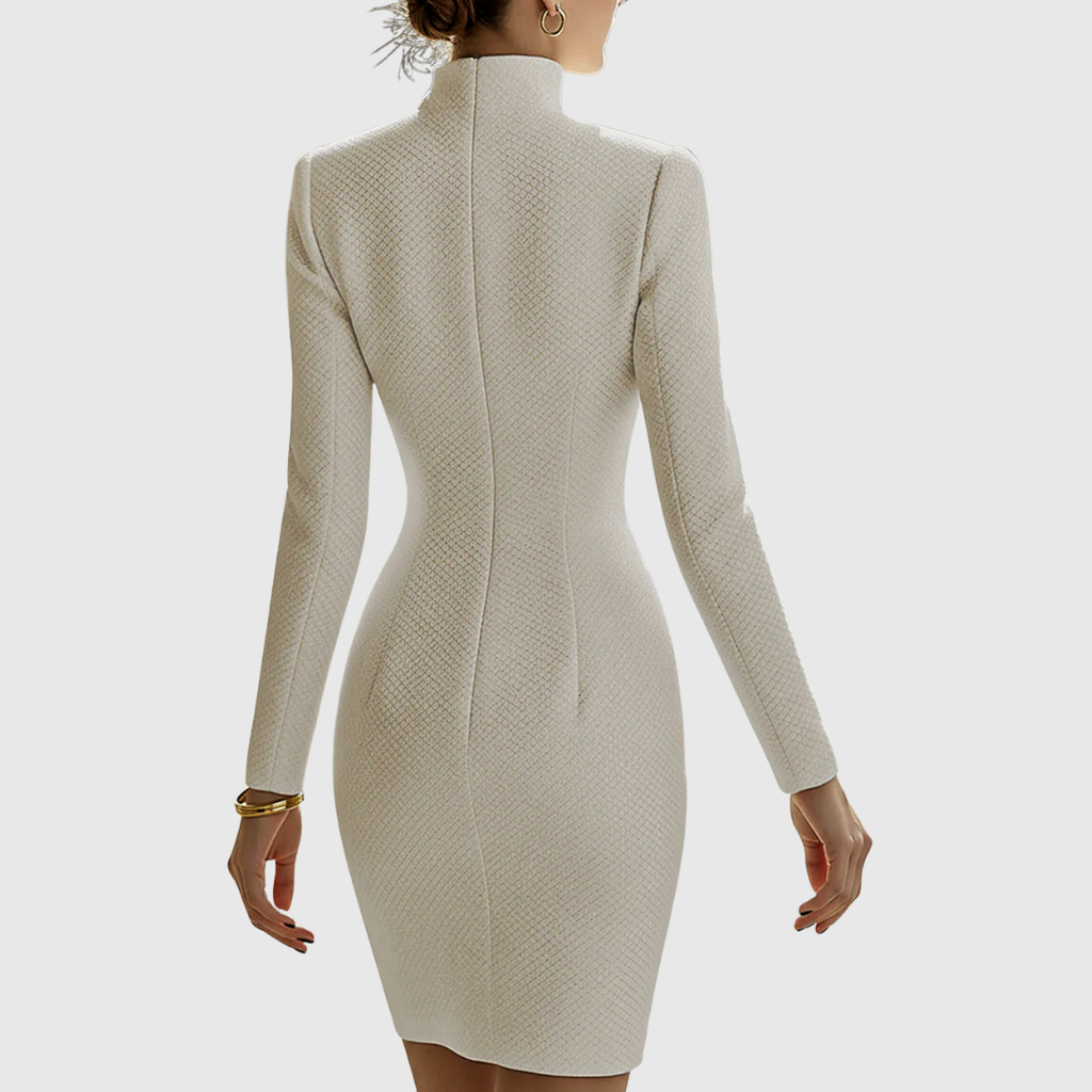 Verónica | Minivestido de Piel Efecto Reloj de Arena