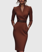 Paula | Vestido Midi Refinado