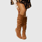 Nerea | Elegantes Botas Altas de Piel hasta la Rodilla