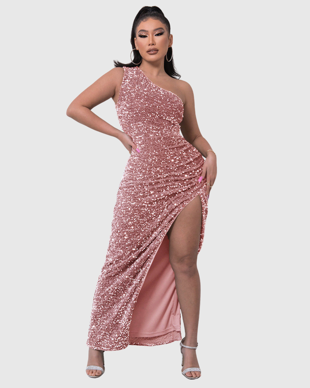 Gloria | Vestido de Noche de Lujo de un Hombro