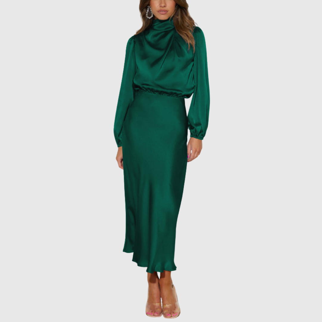 Estrella | Vestido Largo de Satén de Lujo