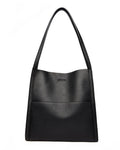Simple solid-colored crossbody bag