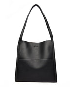 Simple solid-colored crossbody bag