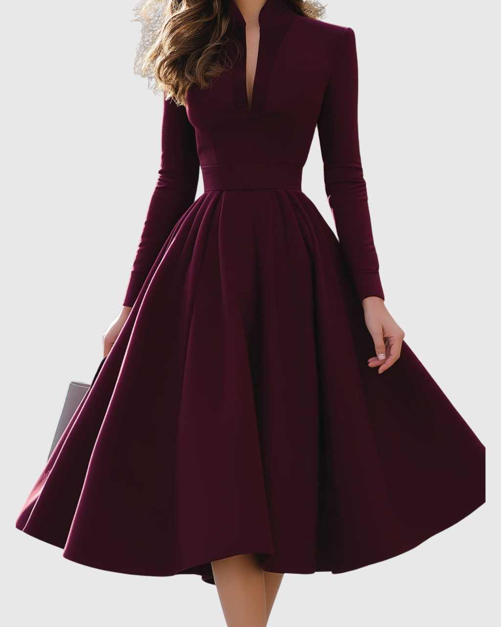 Adriana | Vestido Midi con Escote en V