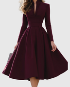 Adriana | Vestido Midi con Escote en V
