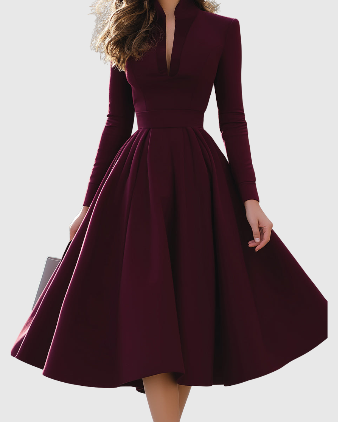 Adriana | Vestido Midi con Escote en V