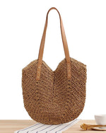 Bolso tote de paja para mujer