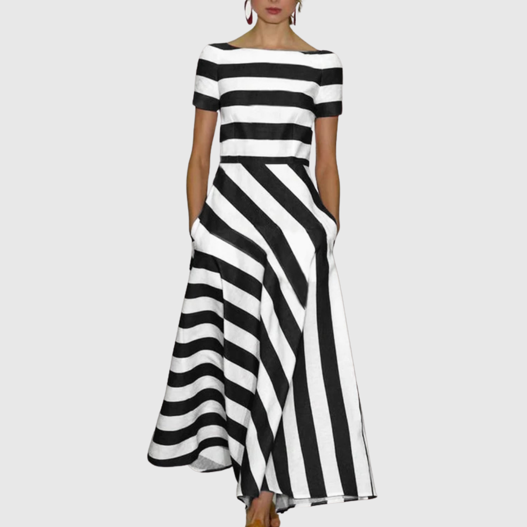 Aroa | Vestido de Rayas Ligero y Fluido