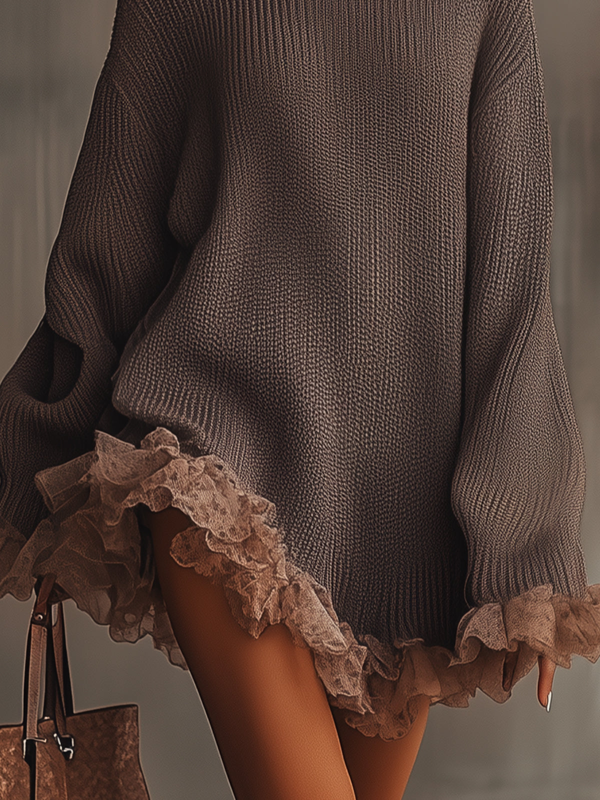 Nina | Vestido de Punto con Volantes