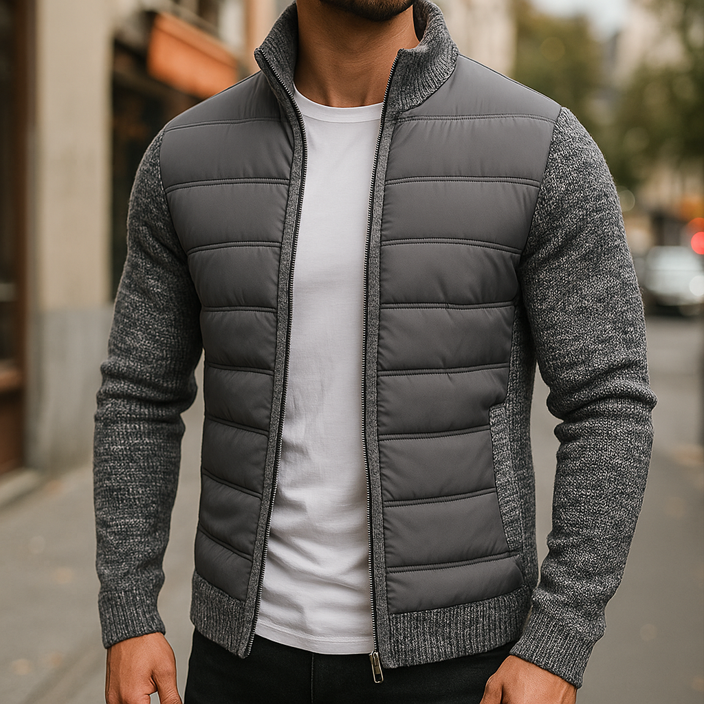 Bernardo | Chaqueta Híbrida de Forro Polar