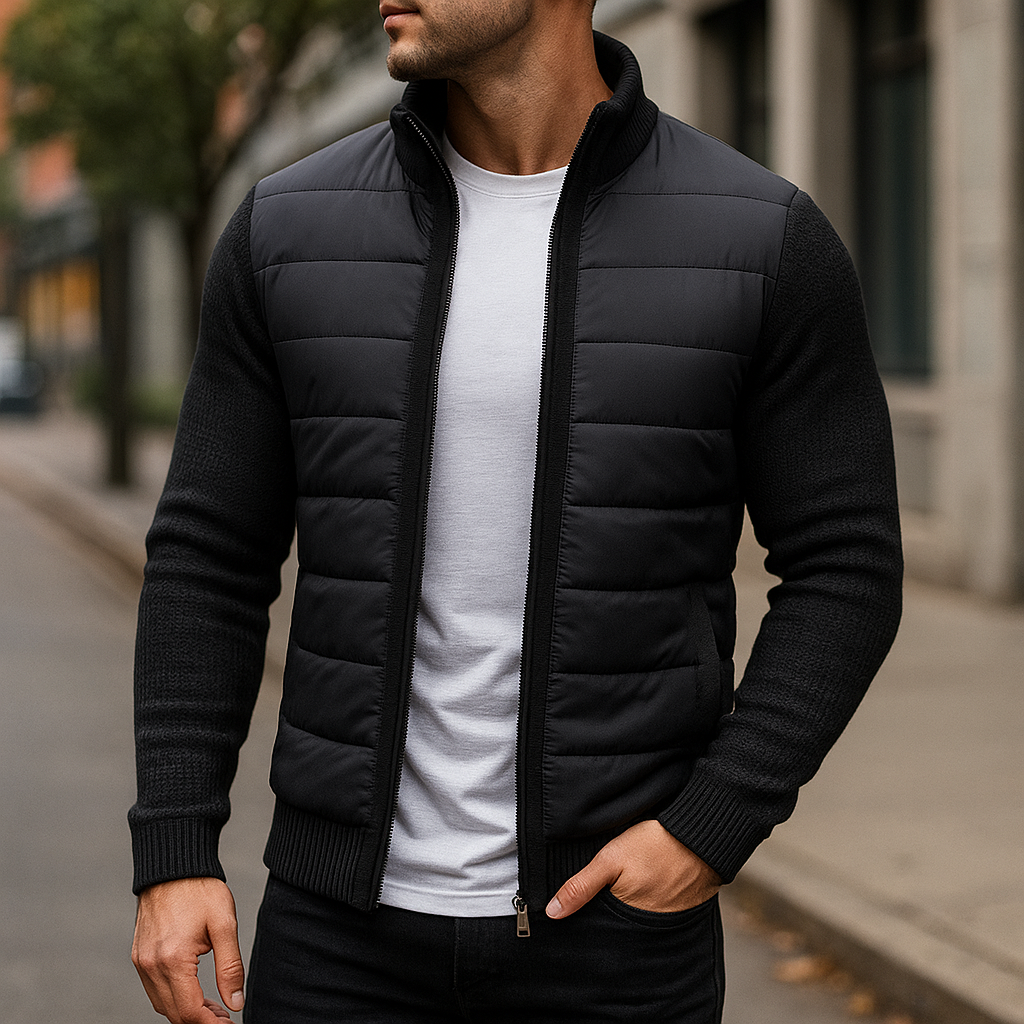 Bernardo | Chaqueta Híbrida de Forro Polar