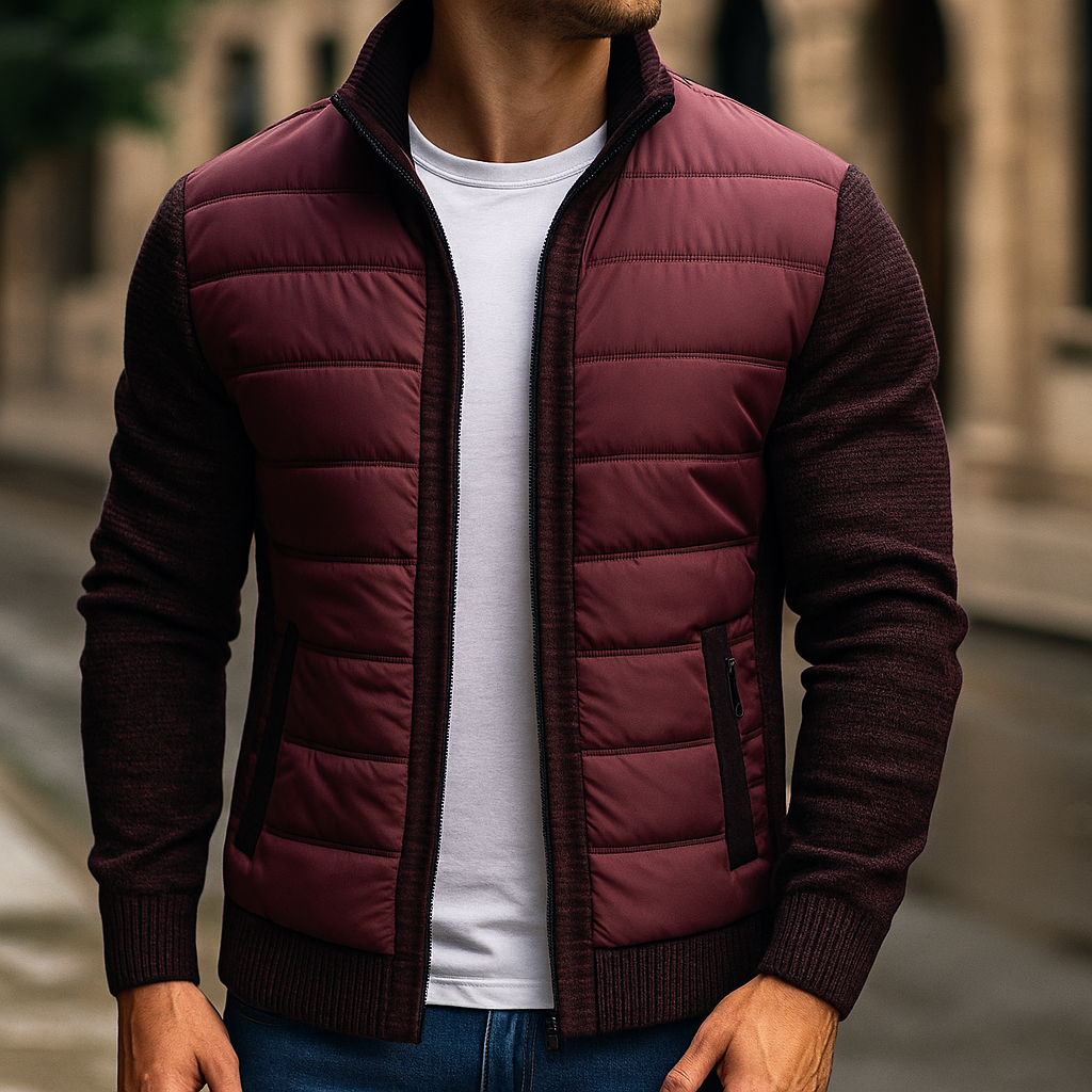 Bernardo | Chaqueta Híbrida de Forro Polar