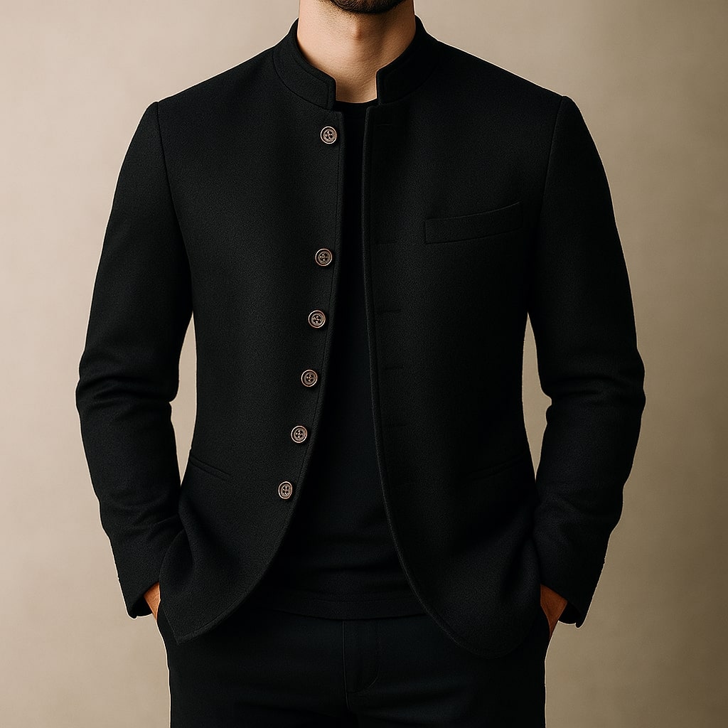 Mario | Chaqueta de Cuello Recto
