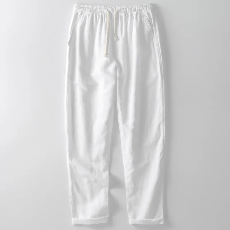 Santos | Pantalón de Lino con Cordón