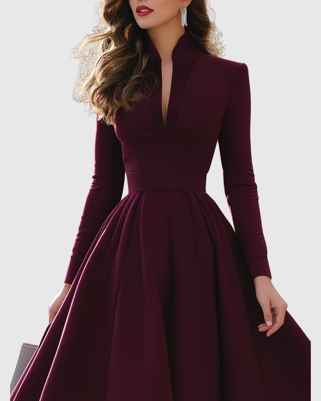 Adriana | Vestido Midi con Escote en V