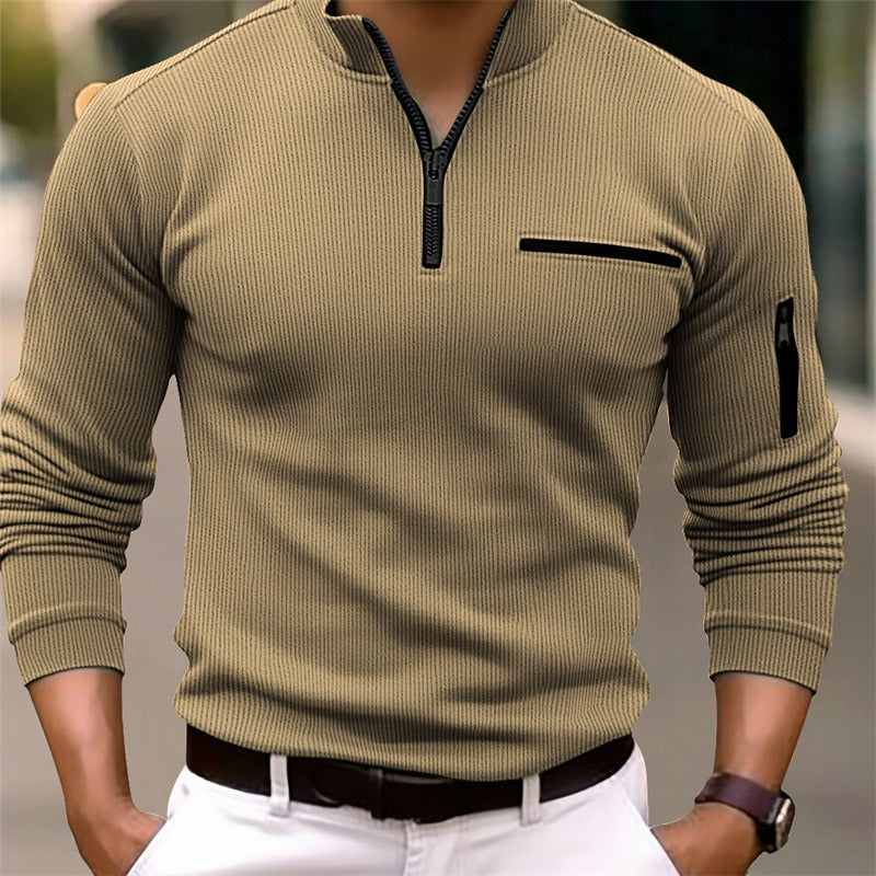 Armando | Jersey Elegante con Cremallera