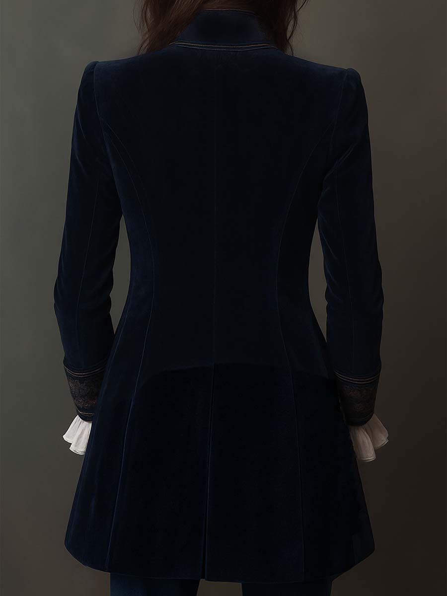 Atenea | Chaqueta Larga Bordada Vintage