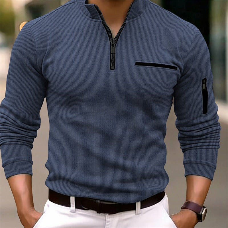 Armando | Jersey Elegante con Cremallera