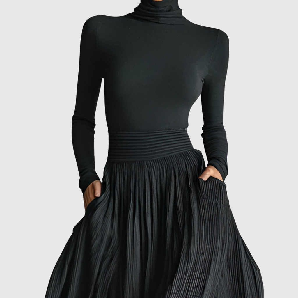 Triana | Conjunto de Falda Maxi de Talle Alto y Camisa