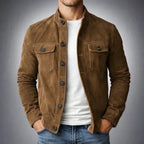 Hugo | Chaqueta Efecto Ante con Botones