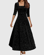Rosario | Vestido Midi Floral Elegante