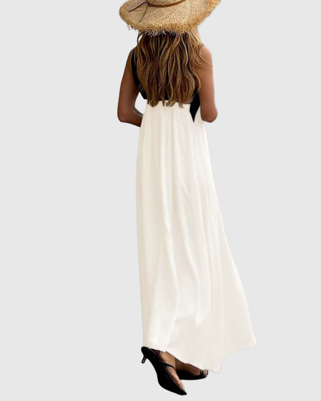 Nuria | Vestido con Cuello Cruzado