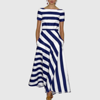Aroa | Vestido de Rayas Ligero y Fluido