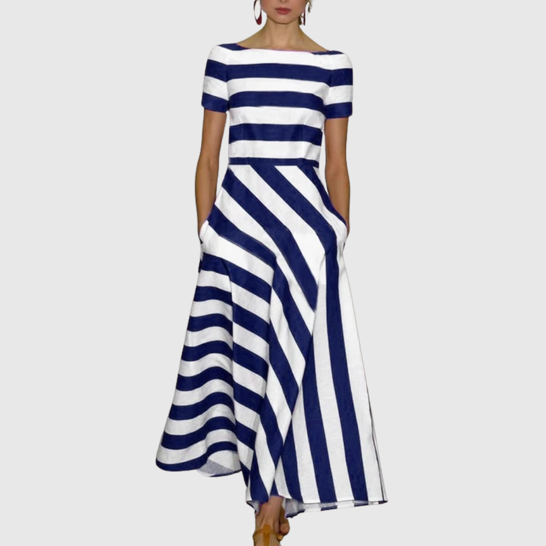Aroa | Vestido de Rayas Ligero y Fluido