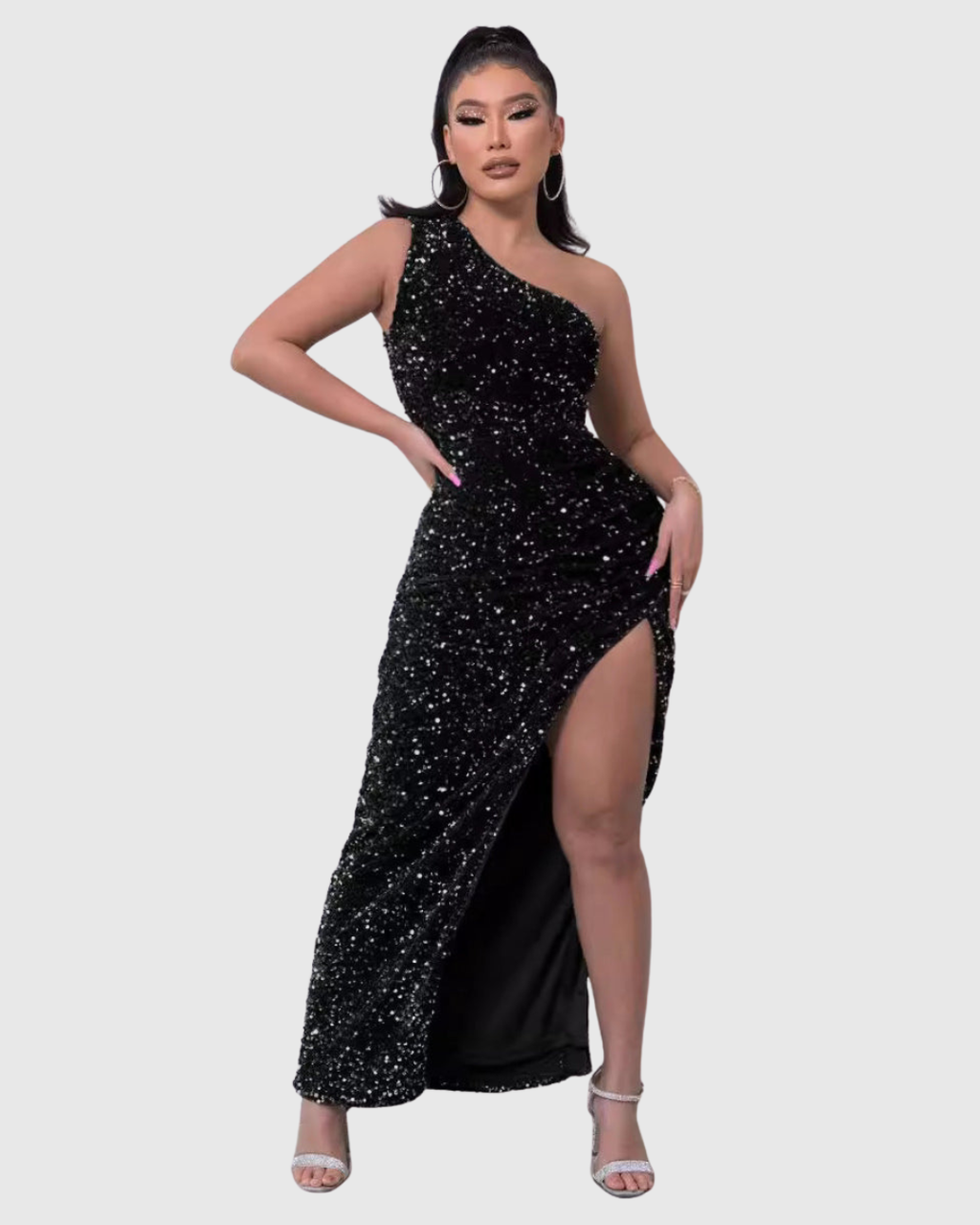 Gloria | Vestido de Noche de Lujo de un Hombro