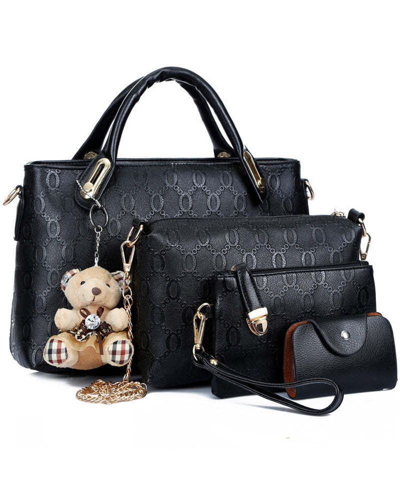 Conjunto de cuatro piezas de bolso de mano