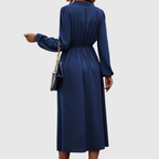 Noa | Vestido de Diario con Frontal Drapeado