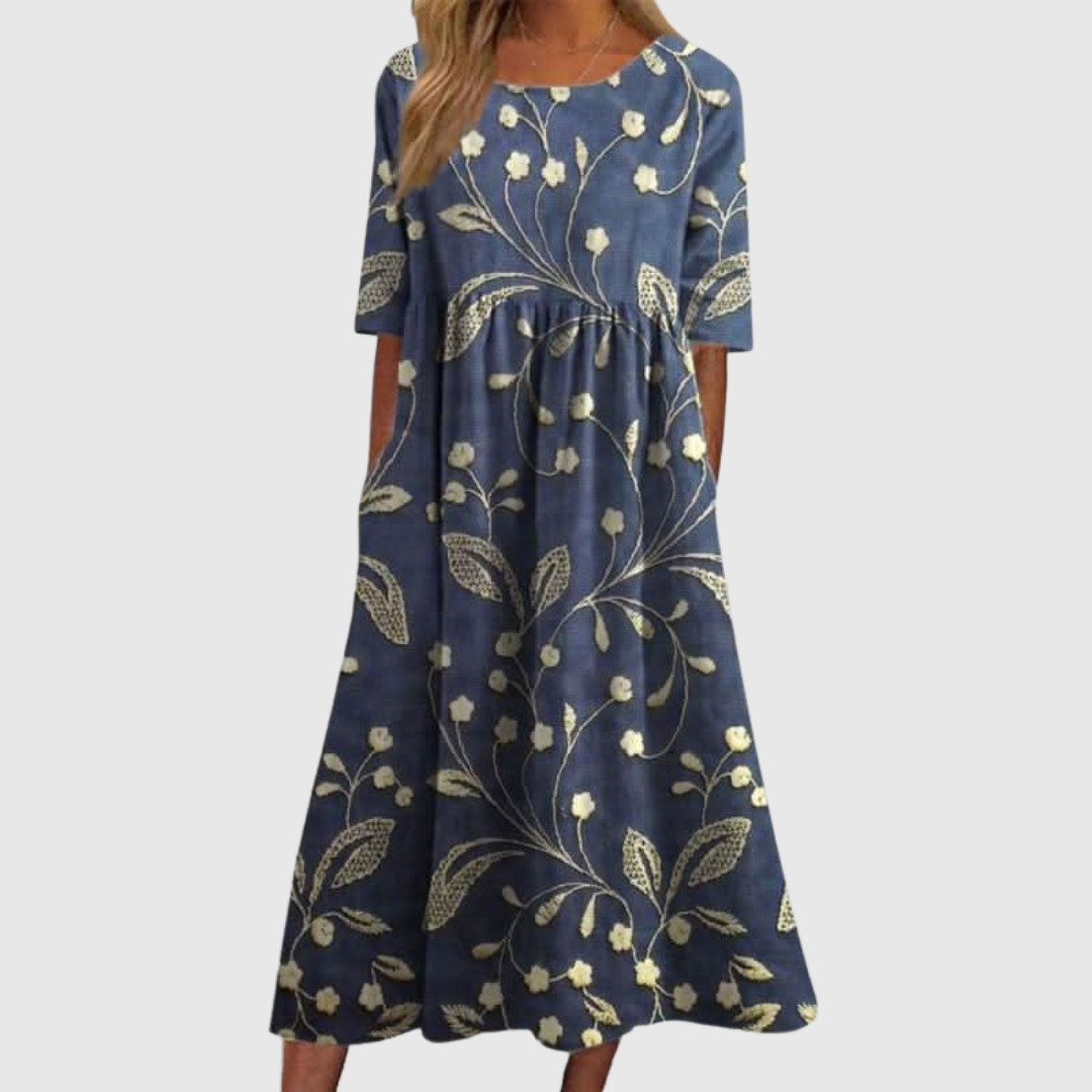 Clara | Vestido Midi Holgado