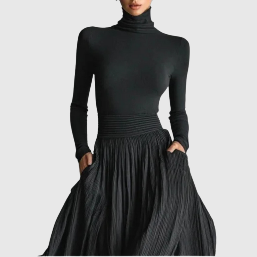Triana | Conjunto de Falda Maxi de Talle Alto y Camisa